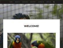 Tablet Screenshot of djfeathers.com